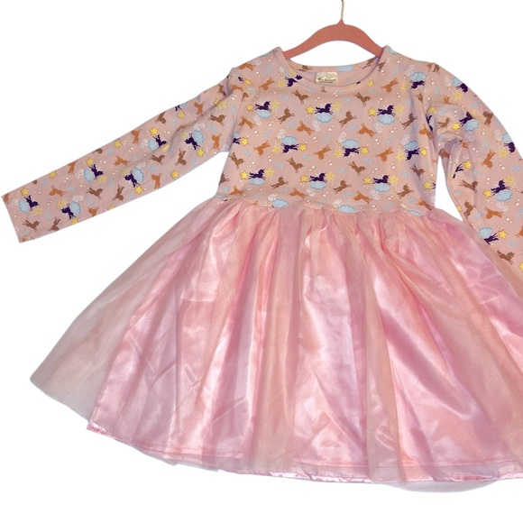 NWT Afro Unicorn Pink Tulle dress, 5T - Picture 2 of 7